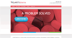 Desktop Screenshot of clarity-pharma.com